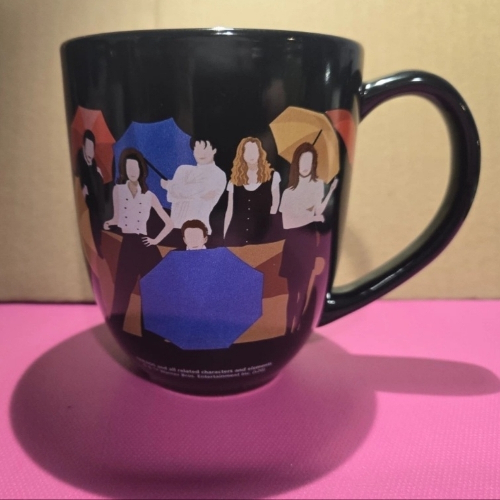 I'd Rather Be Watching Friends Umbrella Mug By Zak! Licensed 90s Y2K Nostalgia - Picture 3 of 4
